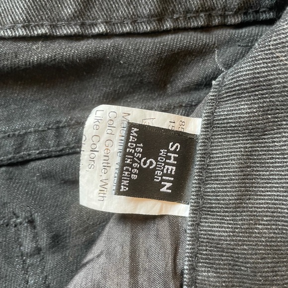 Black Jean Shorts - Picture 3 of 3